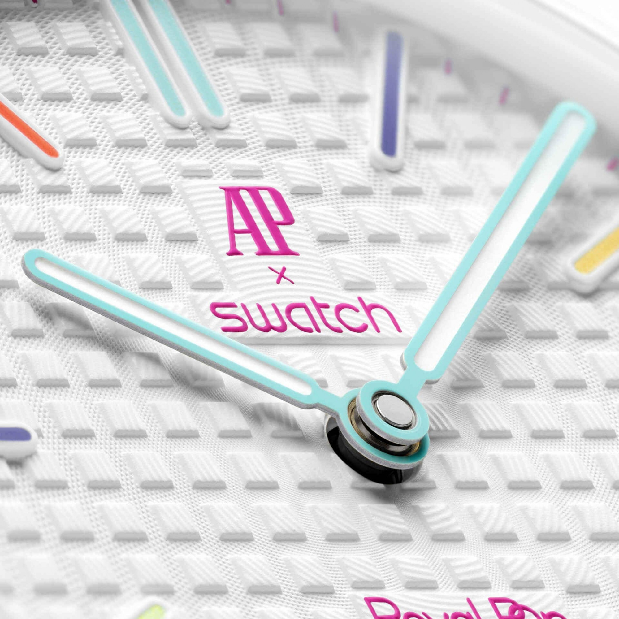 Годинник Audemars Piguet x Swatch Royal Pop: HUIT BLANC